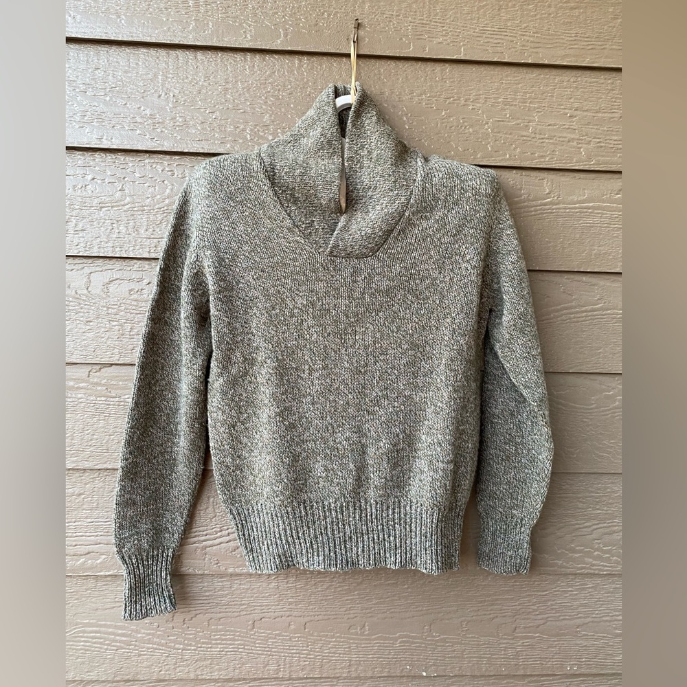 Boston Traders Wool Blend Vintage Pullover Knit Collar Sweater Mens Size L